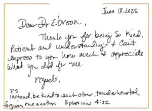 Letter Testimonial